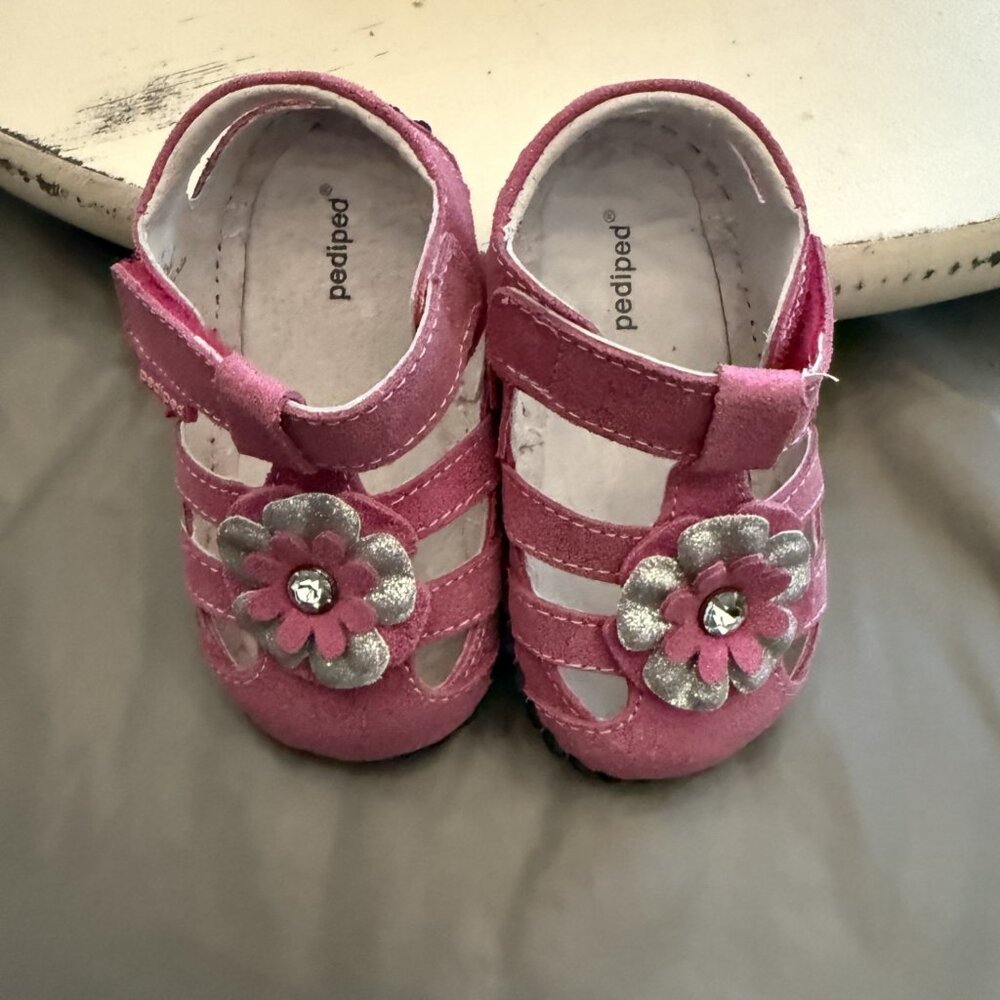 pediped Emme Fuchsia Originals shoes